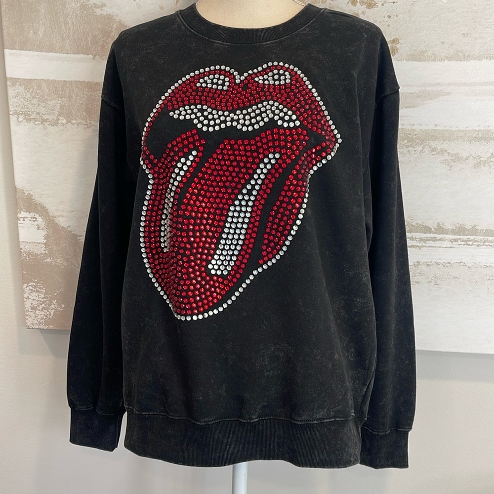 Rolling Stones Stoned Comfy Sweatshirt Size Large